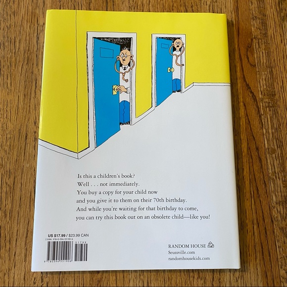 You're Only Old Once by Dr. Seuss 1986 Random House In Dust Jacket - Picture 5 of 8